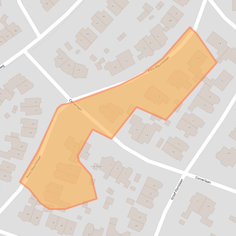 Kaart van postcodegebied 1405CS.