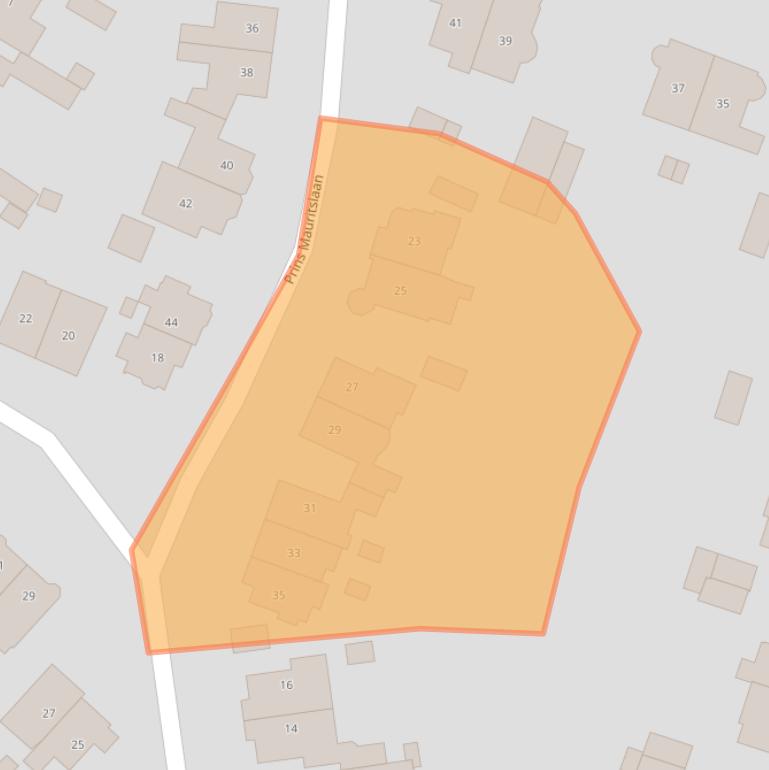 Kaart van postcodegebied 1405CT.