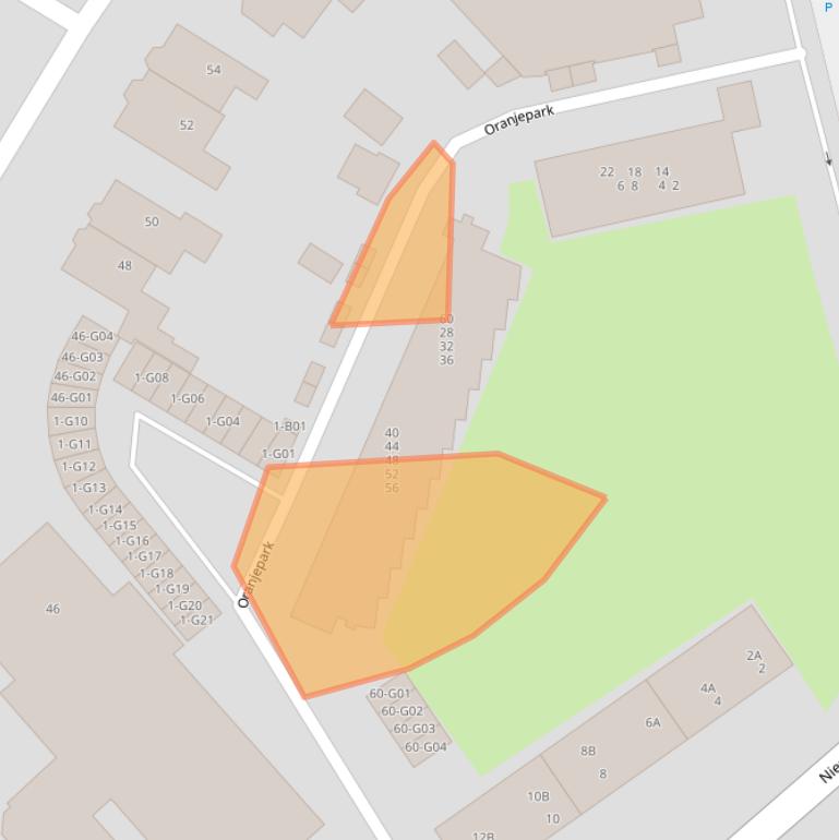 Kaart van postcodegebied 1405HG.