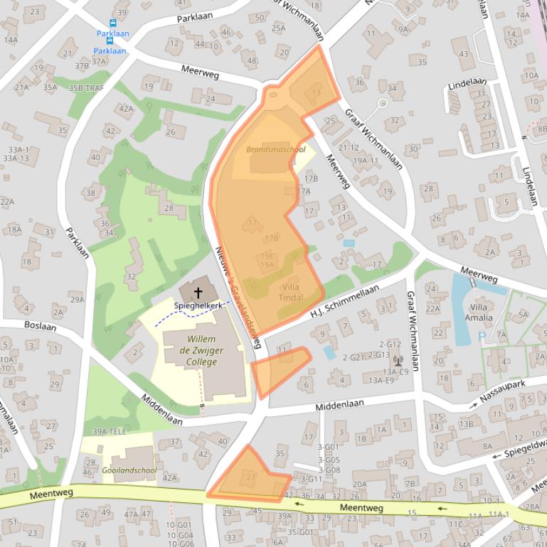 Kaart van postcodegebied 1405HK.