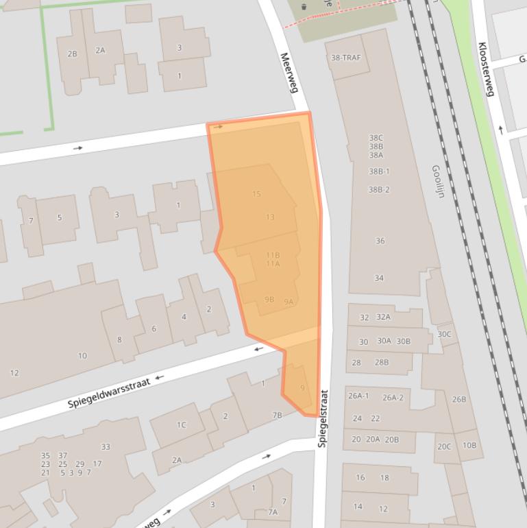 Kaart van postcodegebied 1405HV.