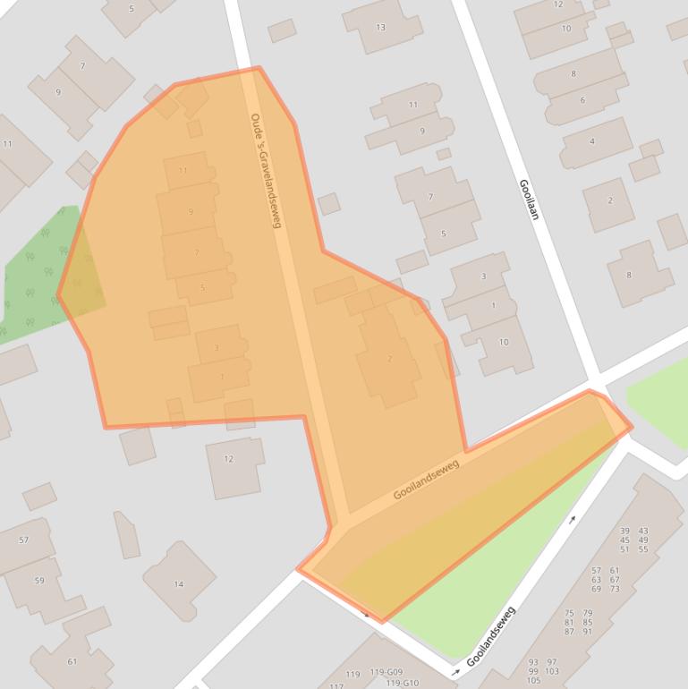 Kaart van postcodegebied 1406LB.