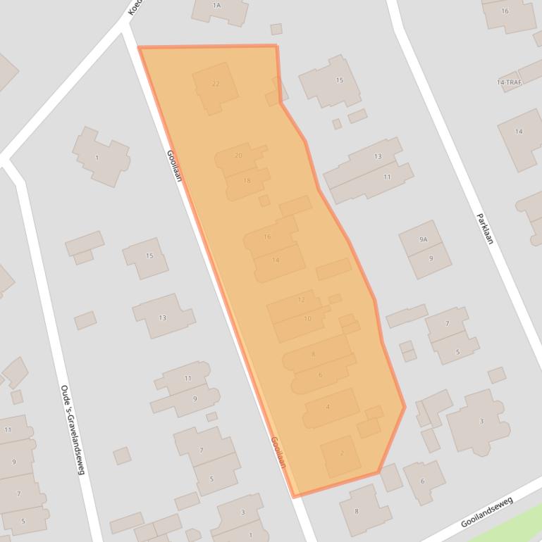 Kaart van postcodegebied 1406LD.