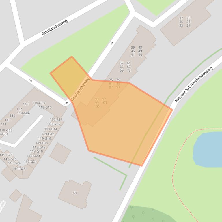 Kaart van postcodegebied 1406LJ.