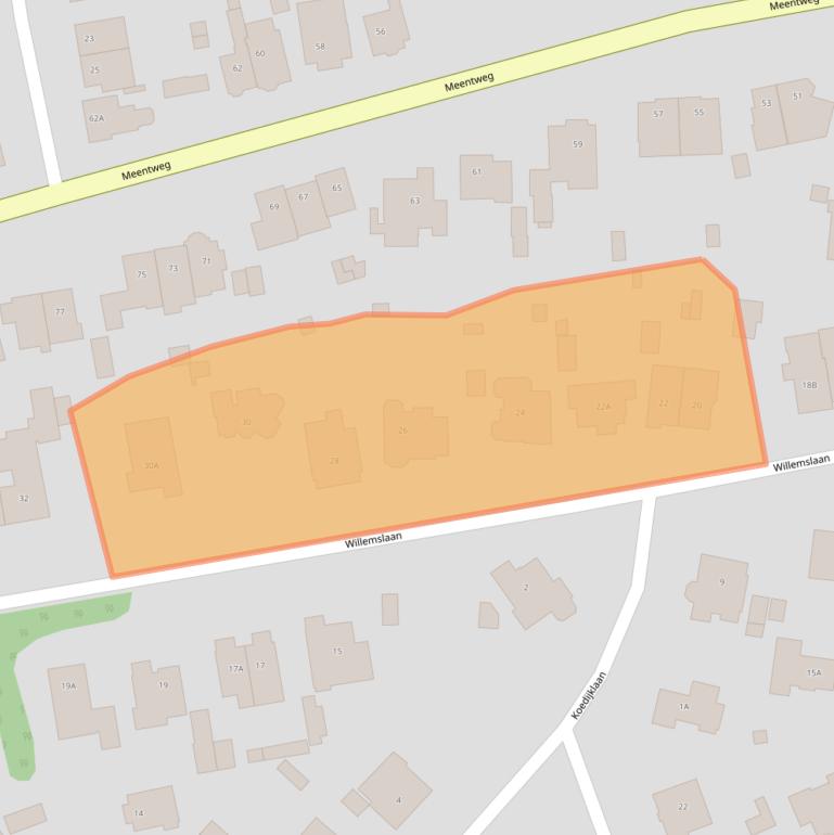 Kaart van postcodegebied 1406LX.