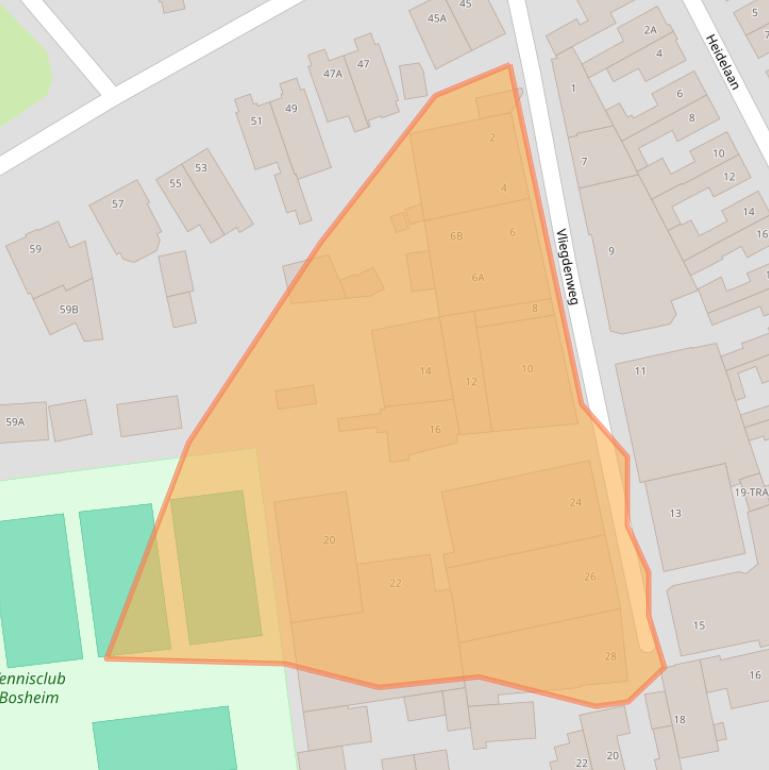 Kaart van postcodegebied 1406MZ.