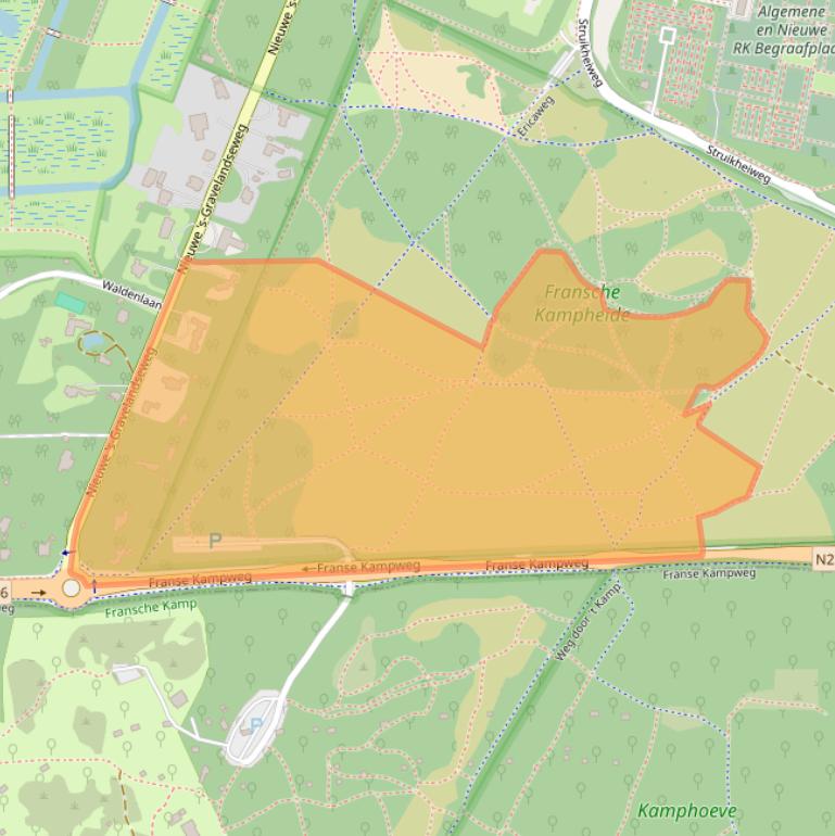 Kaart van postcodegebied 1406NC.