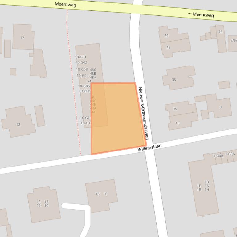 Kaart van postcodegebied 1406ND.