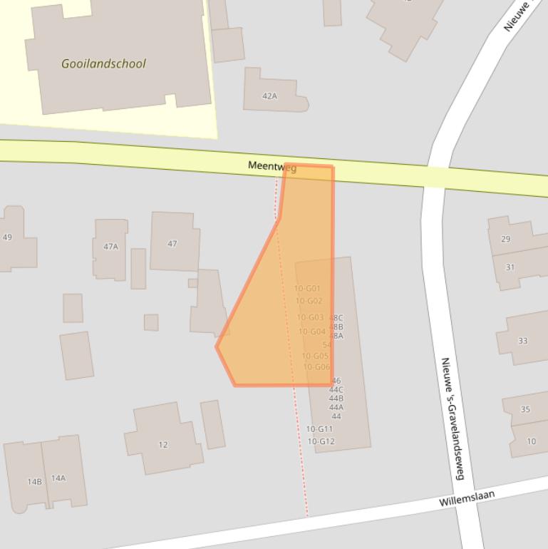 Kaart van postcodegebied 1406NG.