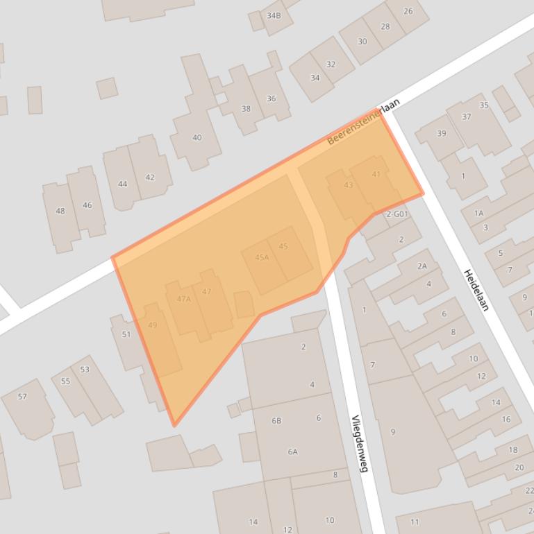 Kaart van postcodegebied 1406NP.