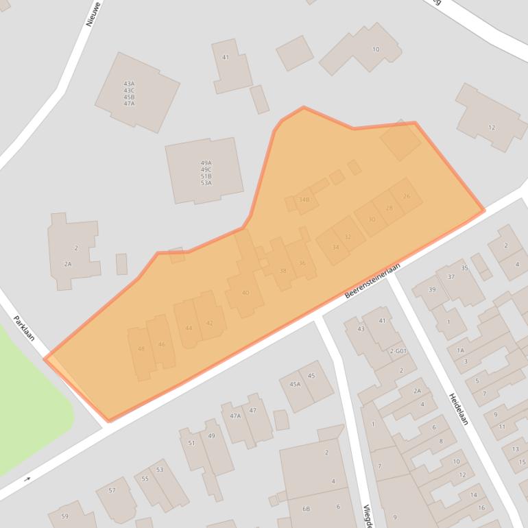 Kaart van postcodegebied 1406NT.