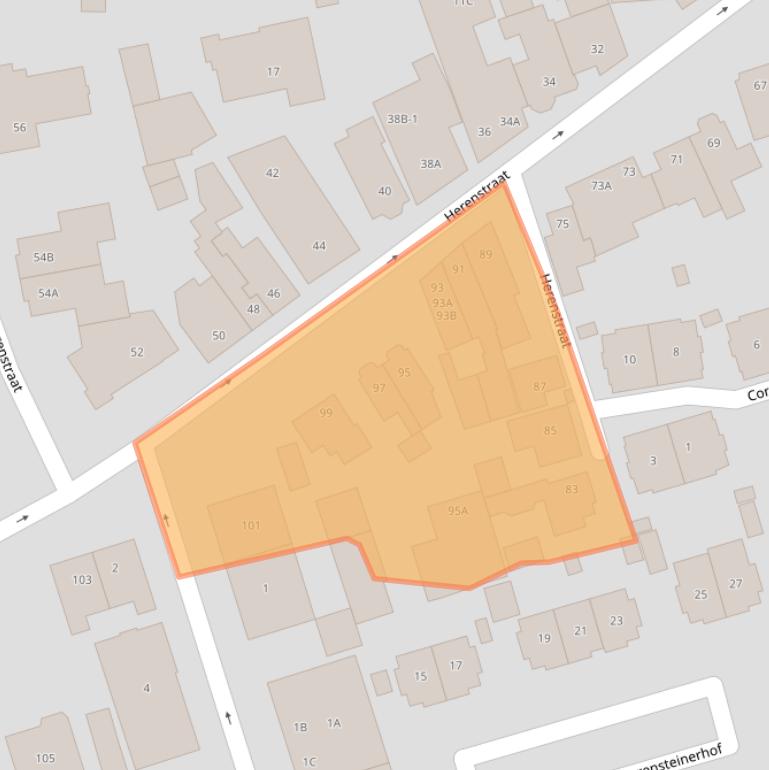 Kaart van postcodegebied 1406PB.