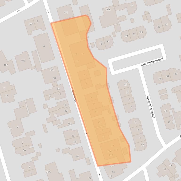 Kaart van postcodegebied 1406PM.