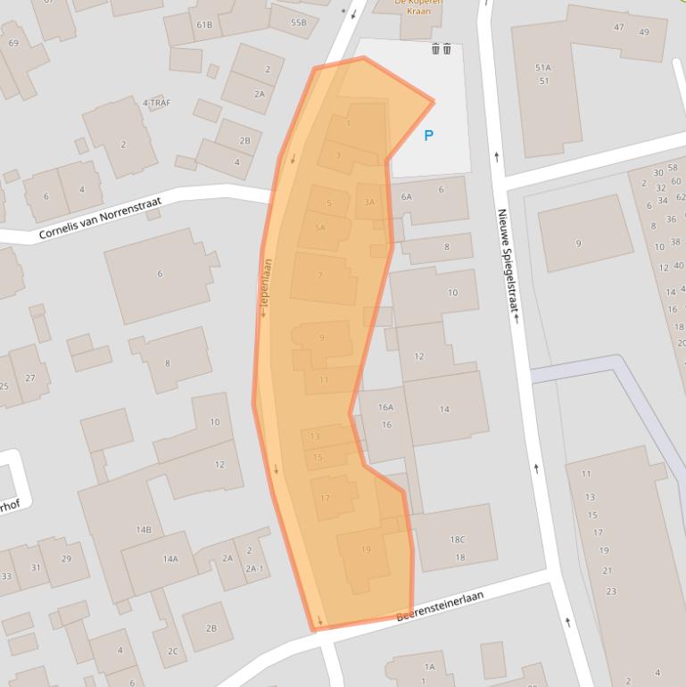 Kaart van postcodegebied 1406PR.