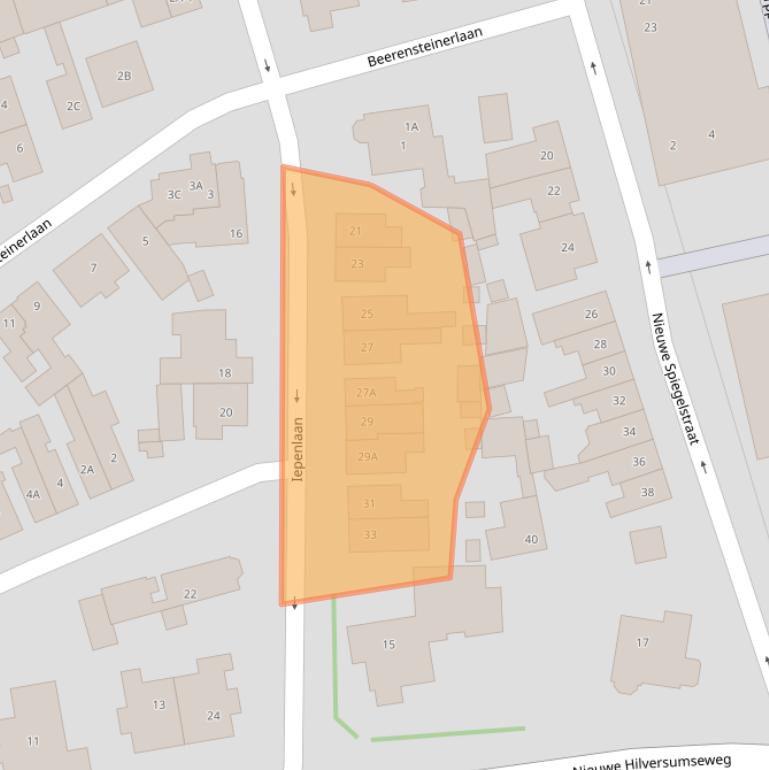 Kaart van postcodegebied 1406PS.