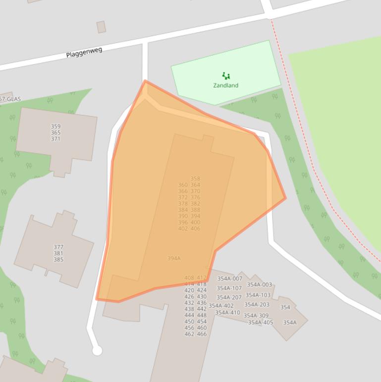 Kaart van postcodegebied 1406RH.