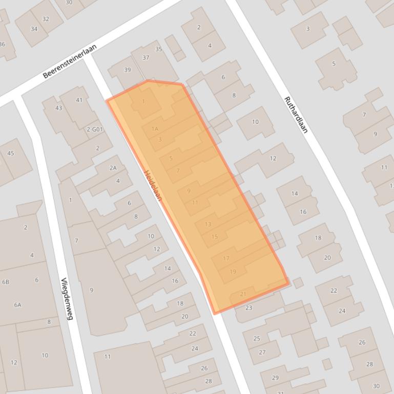 Kaart van postcodegebied 1406RK.