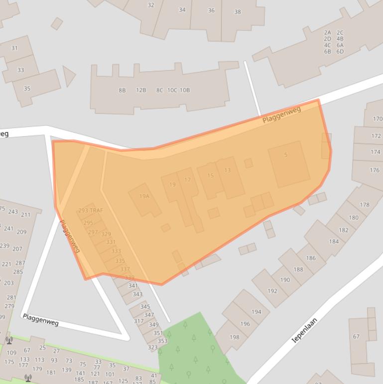Kaart van postcodegebied 1406RV.
