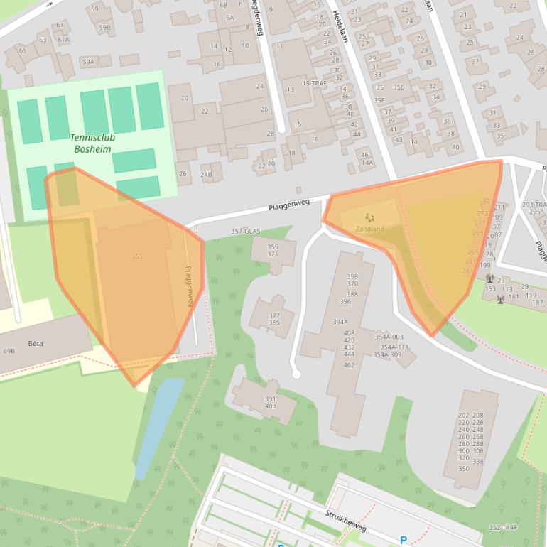Kaart van postcodegebied 1406SC.