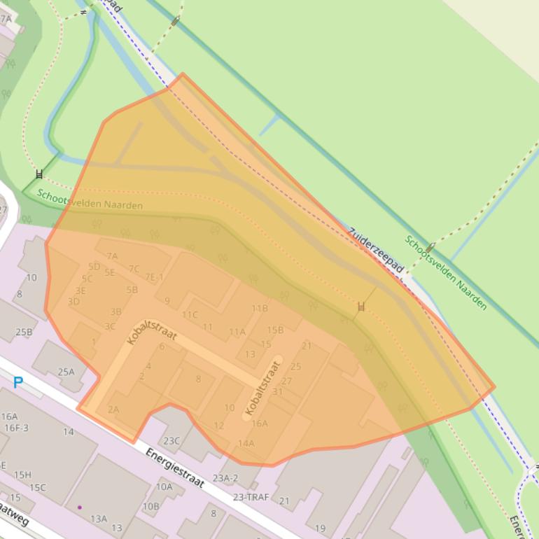 Kaart van postcodegebied 1411AM.