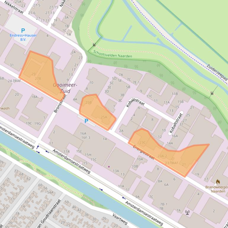 Kaart van postcodegebied 1411AR.