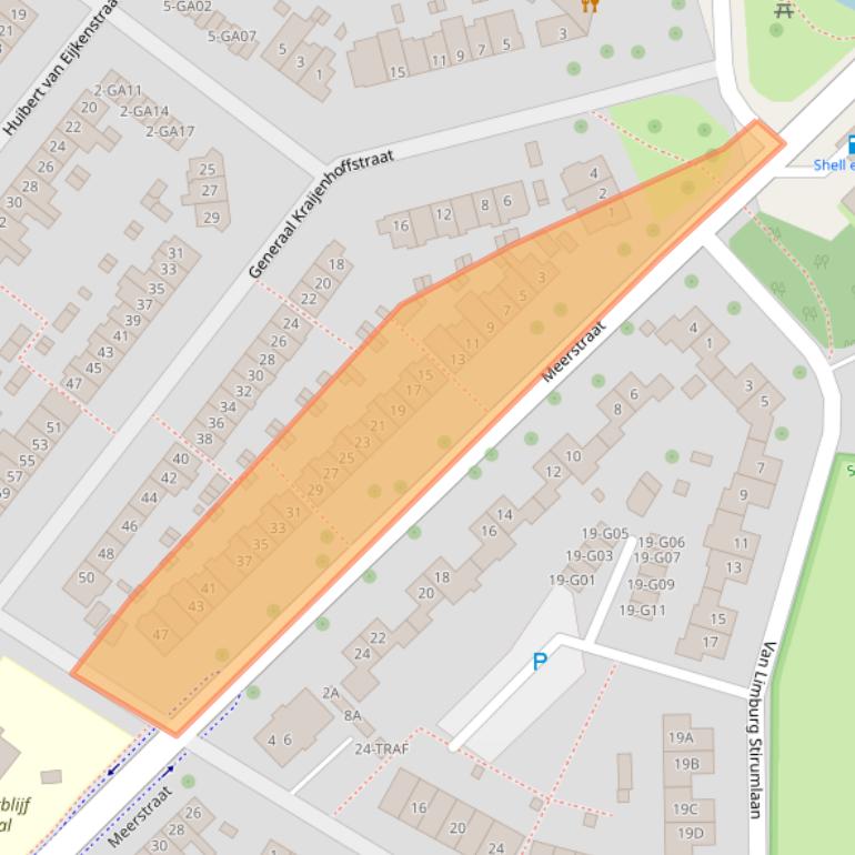 Kaart van postcodegebied 1411BG.