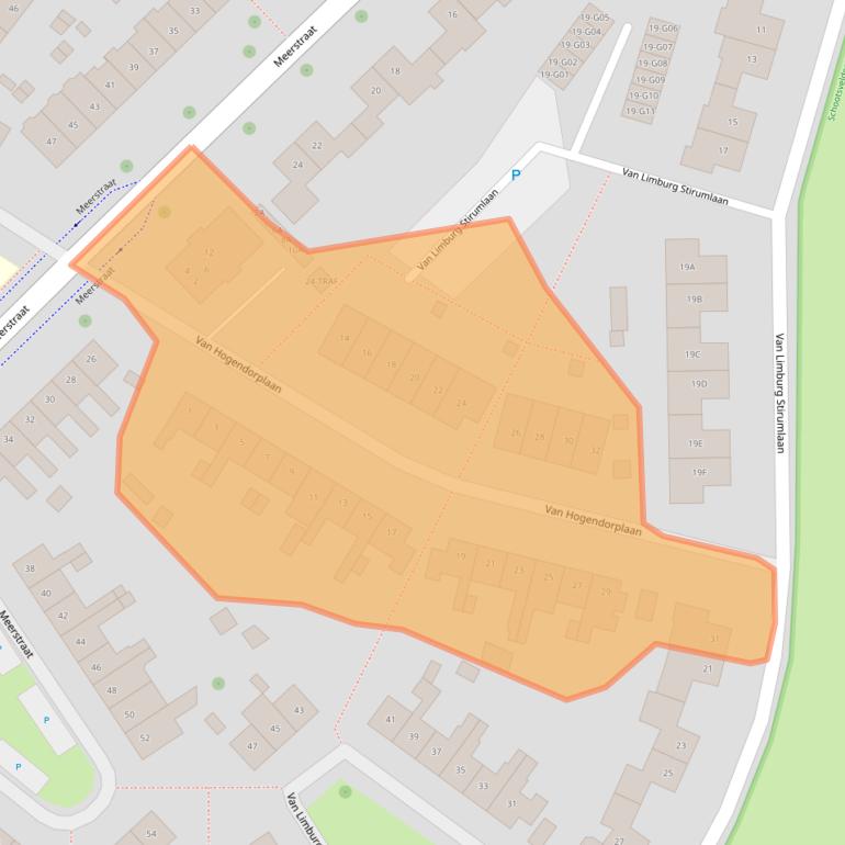 Kaart van postcodegebied 1411BK.