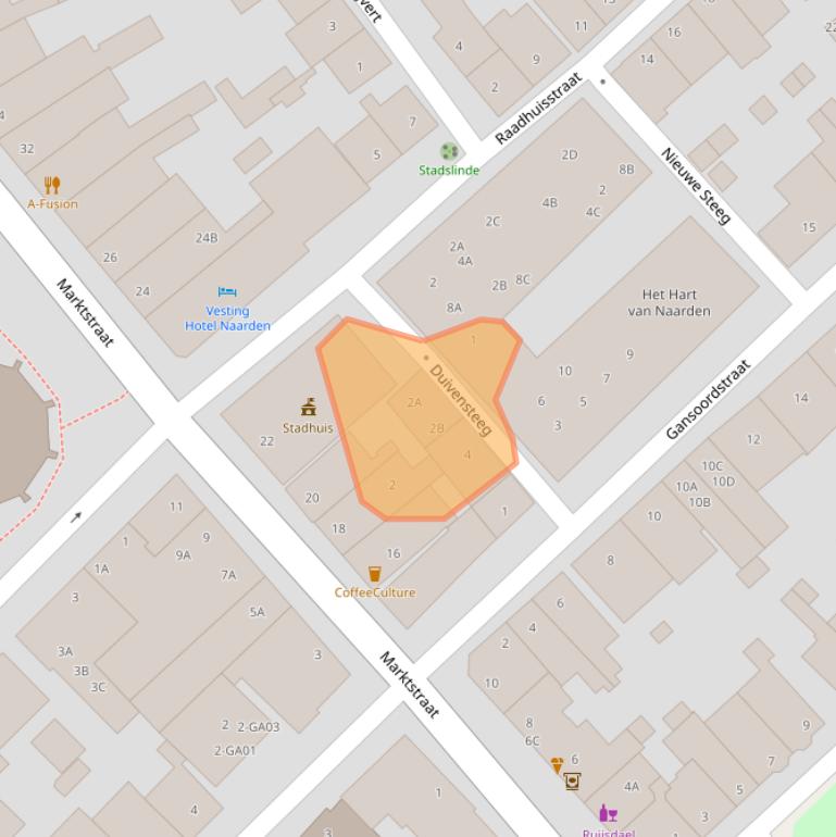 Kaart van postcodegebied 1411BP.