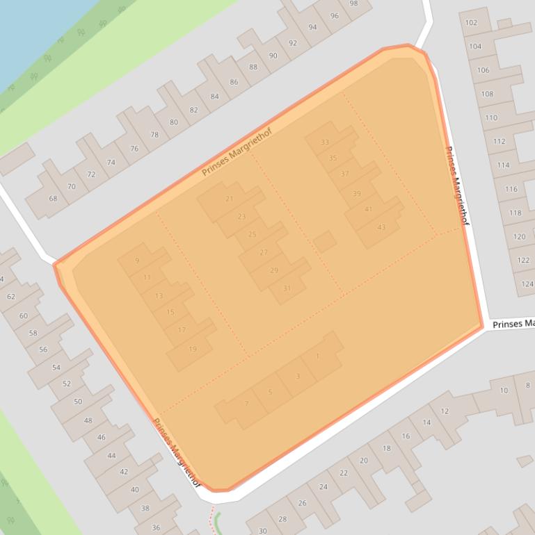 Kaart van postcodegebied 1411BV.