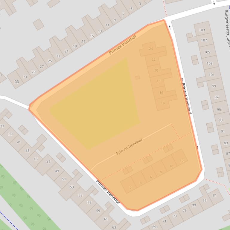 Kaart van postcodegebied 1411CD.