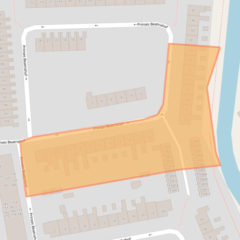 Kaart van postcodegebied 1411CE.