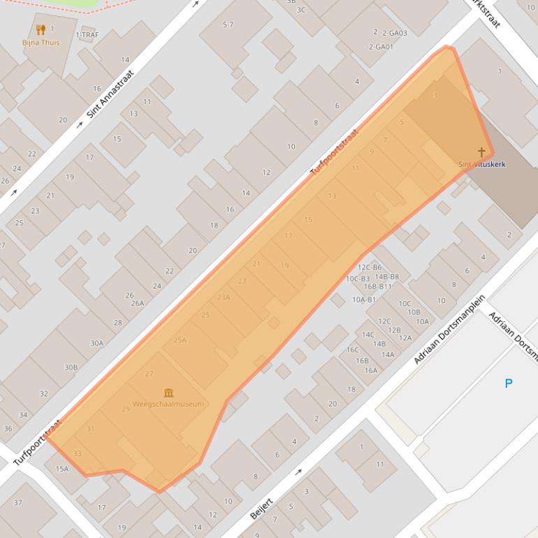 Kaart van postcodegebied 1411ED.