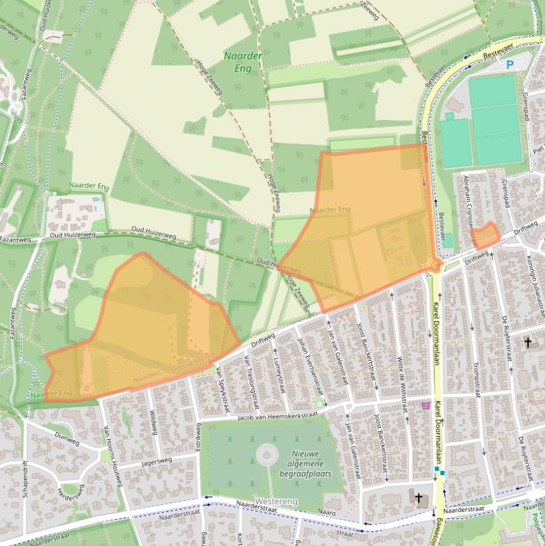 Kaart van postcodegebied 1411GV.