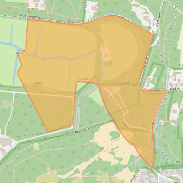 Kaart van postcodegebied 1411GX.