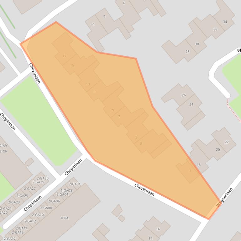 Kaart van postcodegebied 1411HM.