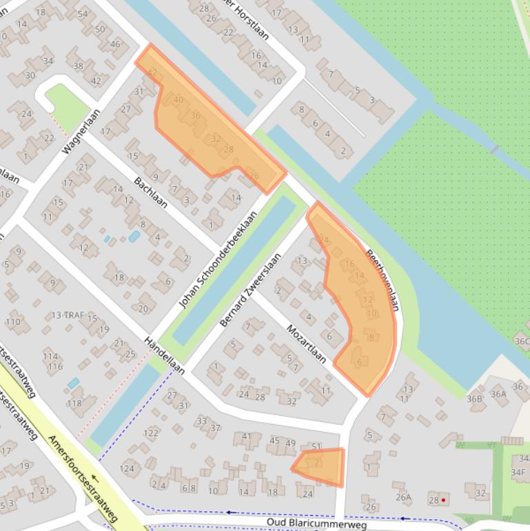 Kaart van postcodegebied 1411HS.