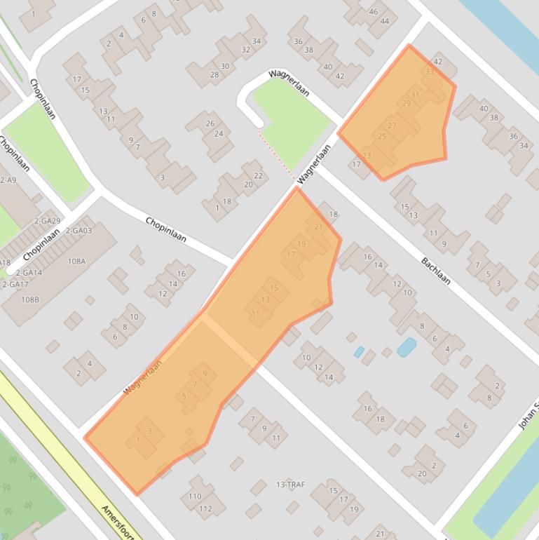 Kaart van postcodegebied 1411JD.