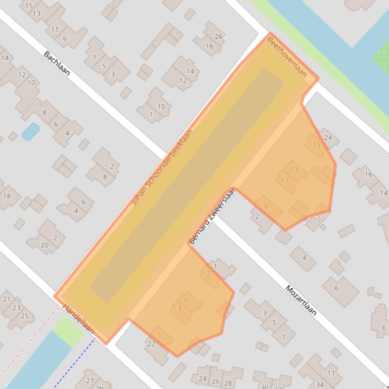 Kaart van postcodegebied 1411JK.