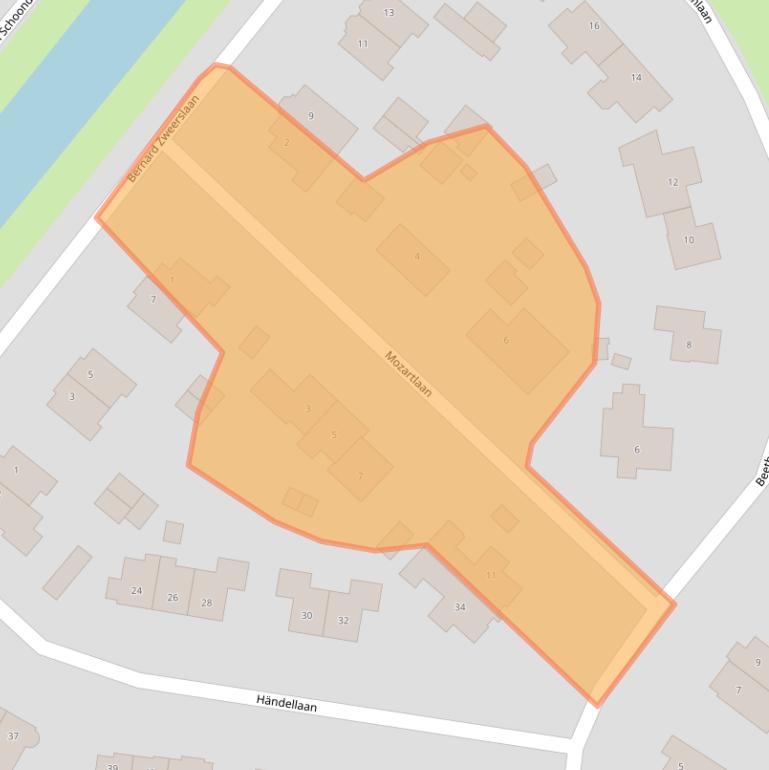 Kaart van postcodegebied 1411JL.