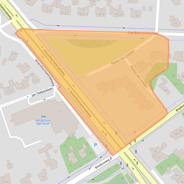 Kaart van postcodegebied 1411JM.