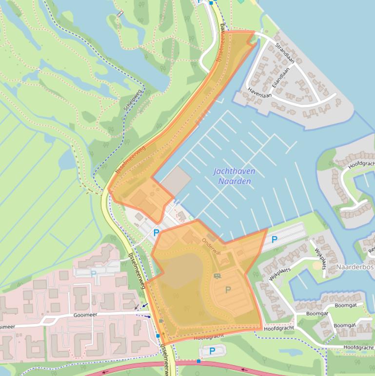 Kaart van postcodegebied 1411LV.