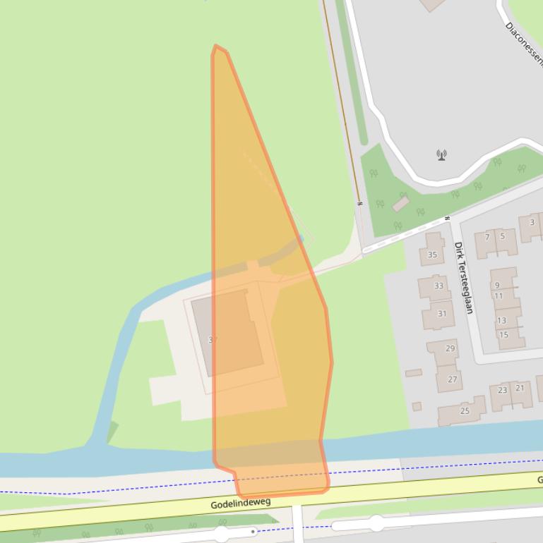 Kaart van postcodegebied 1411MD.