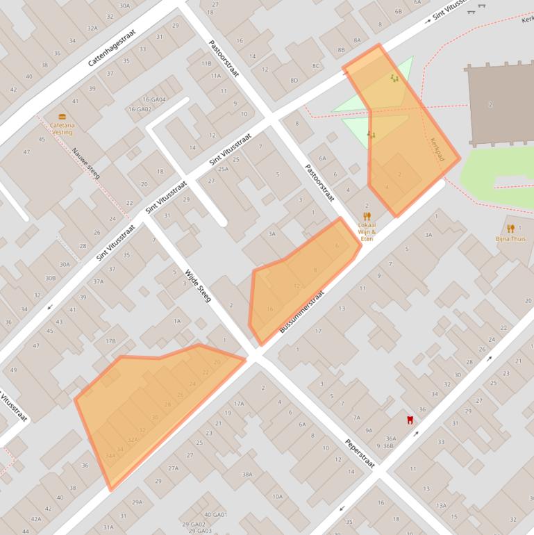 Kaart van postcodegebied 1411PM.