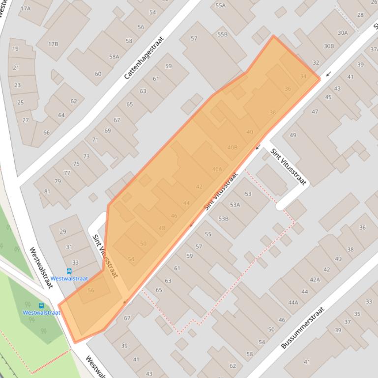 Kaart van postcodegebied 1411PV.