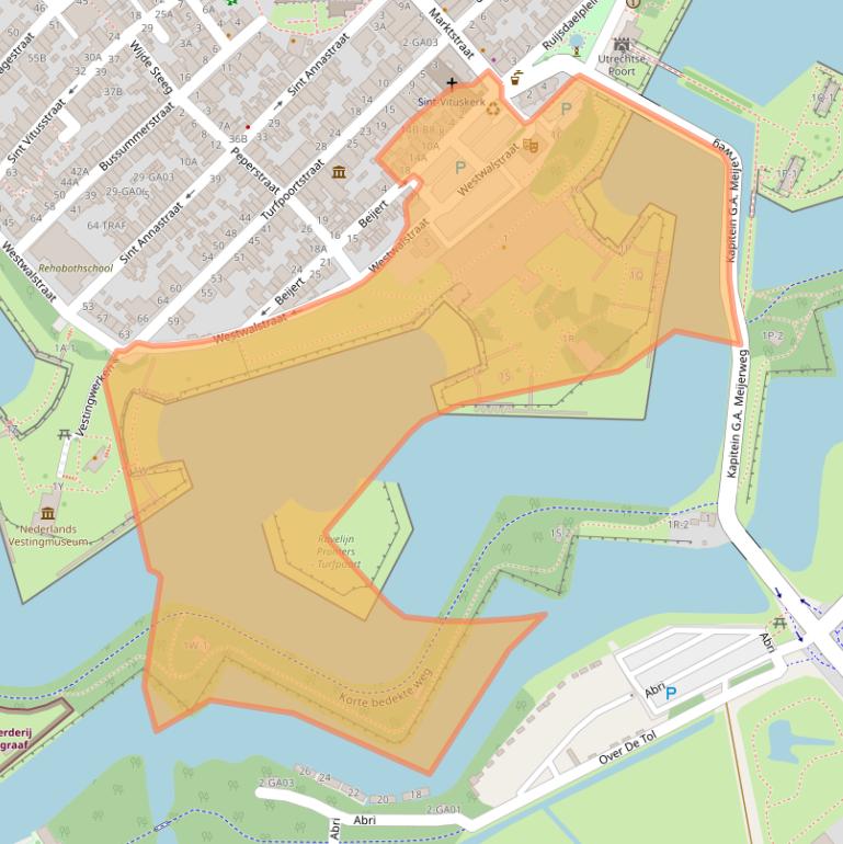 Kaart van postcodegebied 1411RC.
