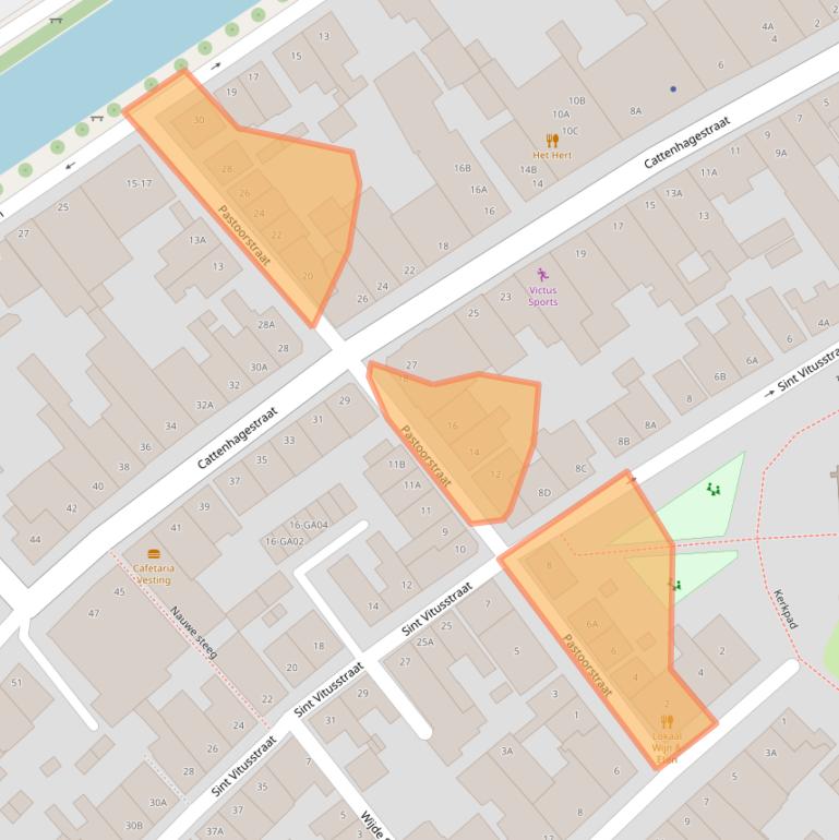 Kaart van postcodegebied 1411SE.