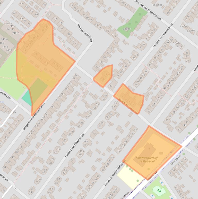 Kaart van postcodegebied 1411TG.