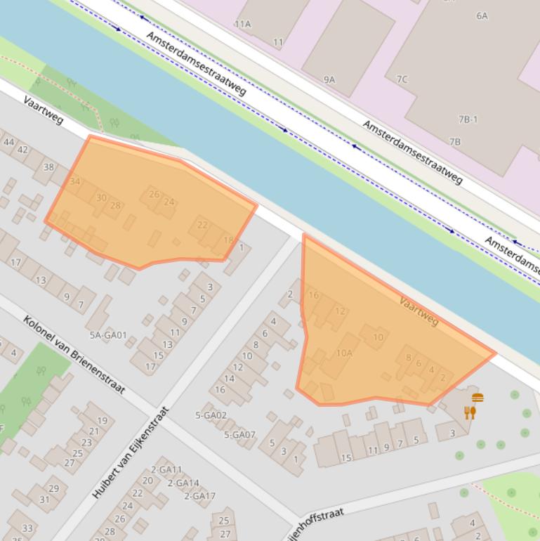 Kaart van postcodegebied 1411TP.