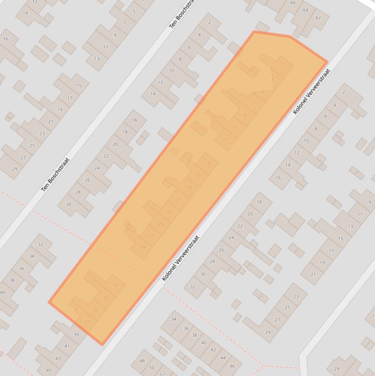 Kaart van postcodegebied 1411VB.