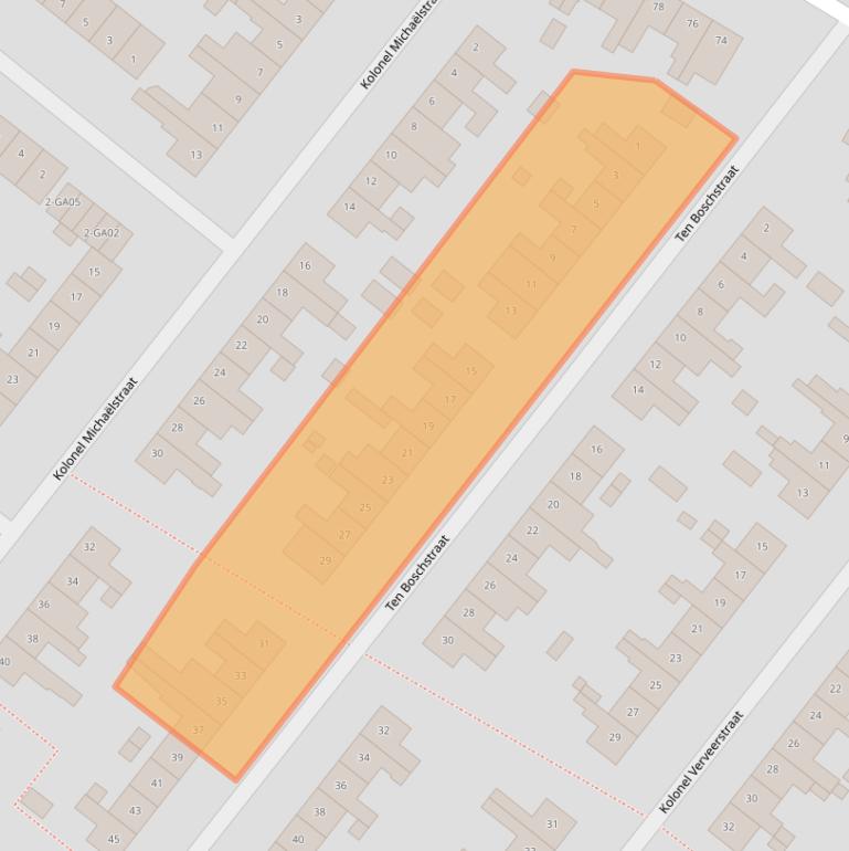 Kaart van postcodegebied 1411VG.